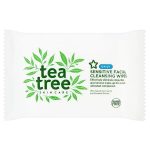 Superdrug Tea Tree Sensitive Wipes 30