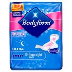 Bodyform Ultra Towels Goodnight Wings x10