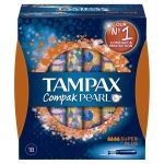 Tampax Compak Pearl Super Plus Applicator Tampons 18pk