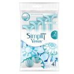 Gillette Simply Venus 2 Women's Disposable Razors 4 Count