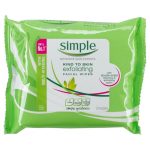 Simple Kind to Skin Exfoliating Facial Wipes 25 per pack