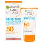 Garnier Ambre Solaire SPF 50+ Sensitive Face & Neck Sun Cream 50ml