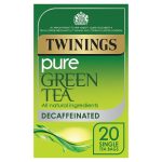 Twinings Green Tea Decaffeinated 20 Tea Bags 40G