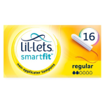 Lil Lets Non Applicator Regular Tampons 16 Pack