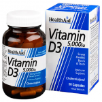 HealthAid Vitamin D3 - Cholecalciferol - 30 x 5000iu Capsules