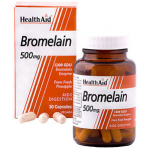 HealthAid Bromelain - Digestion - 500mg x 30 Vegicaps