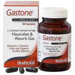 HealthAid Gastone - Neutralise and Absorbs Gas - 60 Capsules