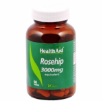 HealthAid Rosehip 3000mg Equivalent - Vitamin C - 60 Vegan Tablets