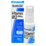 HealthAid Vitamin B12 - Cyanocobalamin - Orange Flavour - 20ml Spray