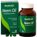 HealthAid Neem Oil Natural Purifying Properties 60 Capsules