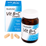 HealthAid Vit B+C Complex Tablets - 30 Vegan Tablets