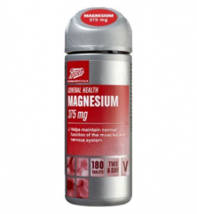 Boots Magnesium 375mg 180 Tablets – UK 