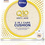 NIVEA Q10 Anti-Ageing BB Cream Cushion Medium, 24H Anti-Wrinkle Moisture, 15g
