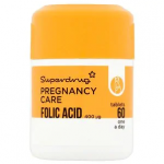 Superdrug Folic Acid 400g Tablets X 60
