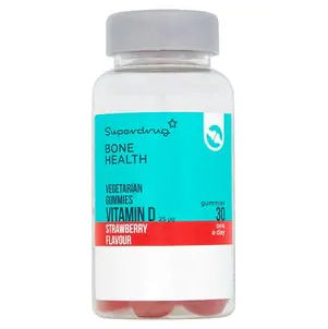 Superdrug Chewable Strawberry Vegetarian Vitamin D X 60
