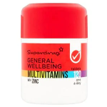 Superdrug Multivitamins With Zinc Tablets X 120