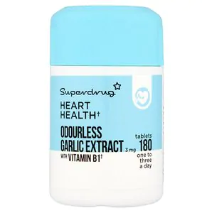 Superdrug Odourless Garlic 3mg With Vitamin B1 Tablets X 180