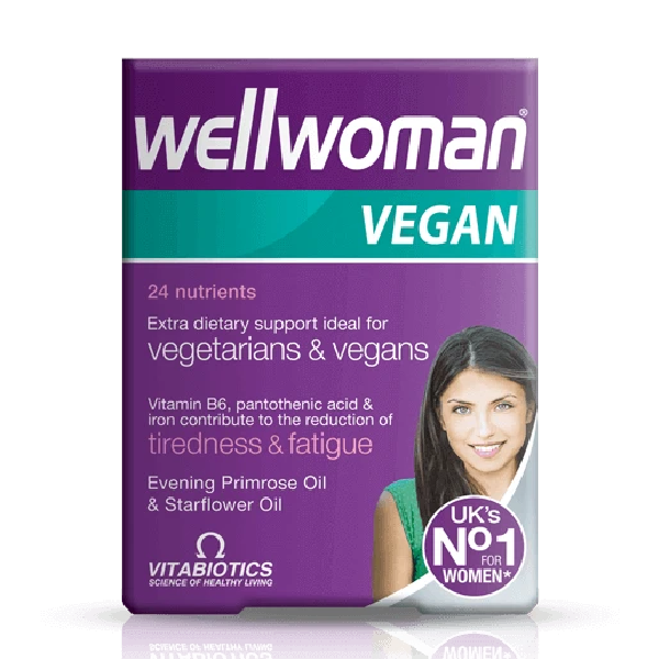 Vitabiotics Wellwoman Vegan Extra Dietary Support 60 Tablets
