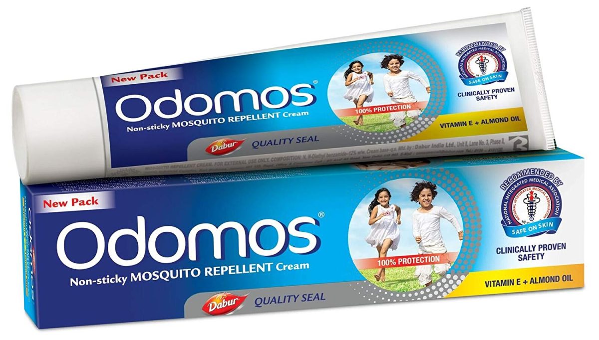 Odomos Non-Sticky Mosquito Repellent Cream with Vitamin E & Almond  50g - Image 2