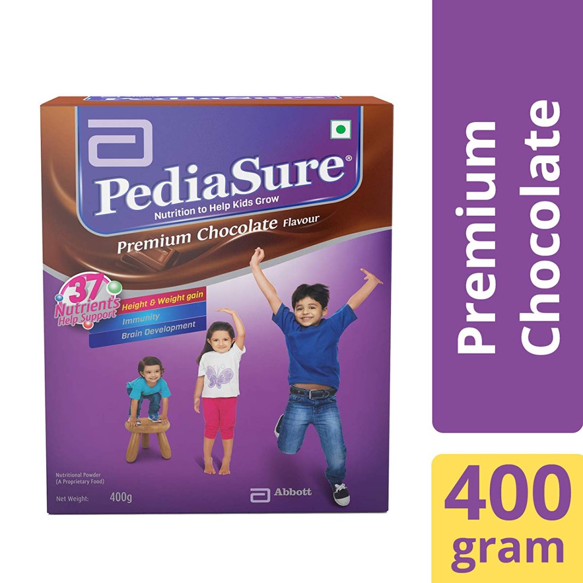 PediaSure Health & Nutrition Drink Powder for Kids Growth Chocolate 400g - Image 1