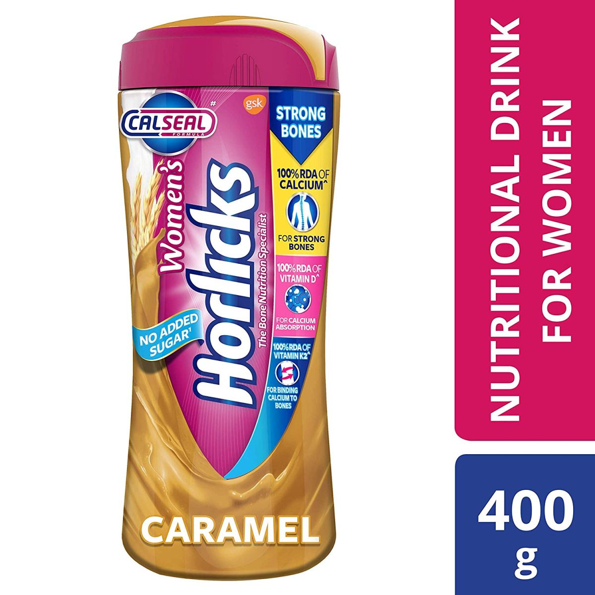 Women's Horlicks Health and Nutrition Drink 400g - Image 1