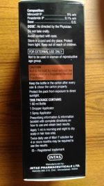 Morr F 5% Minoxidil & Finastride Lipid Solution For Topical Application 60ml - Image 5