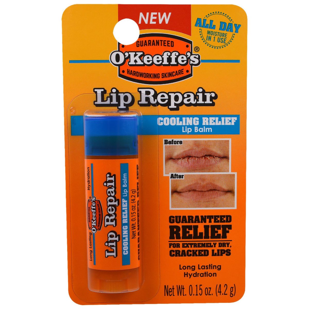 O'Keeffe's Lip Repair Cooling Relief Lip Balm 4.2g - Image 1