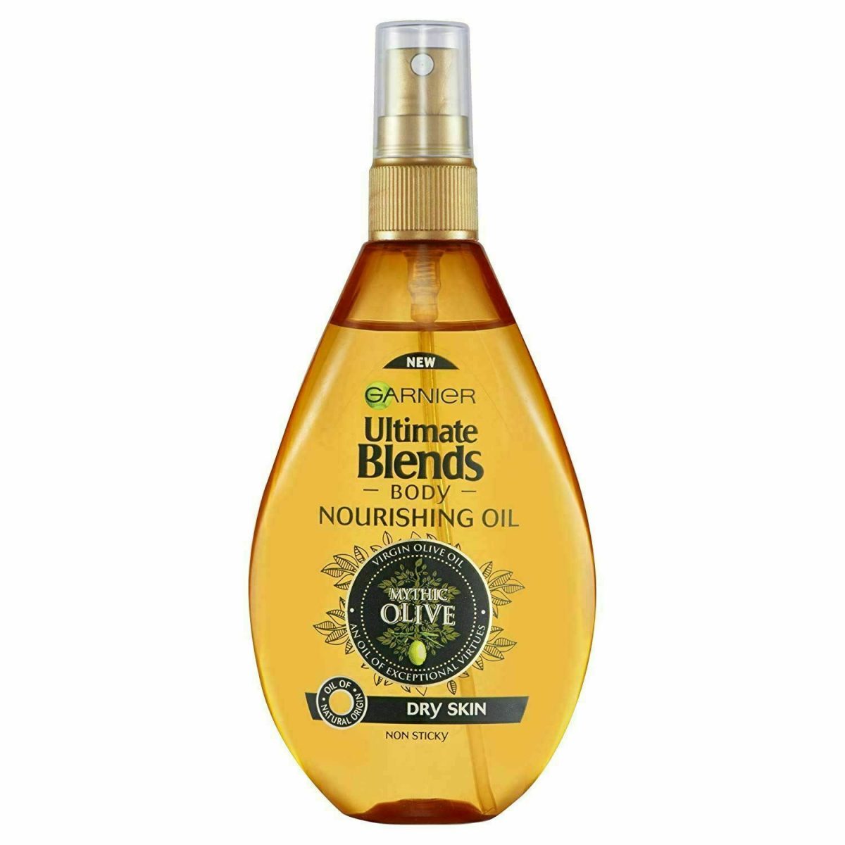 Garnier Ultimate Blends Olive Body Oil Dry Skin 150ml - Image 1