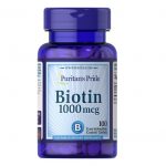 Puritan's Pride Biotin 1000mcg 100 Tablets