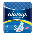 Always Classic Night 3 Sanitary 8 Pads