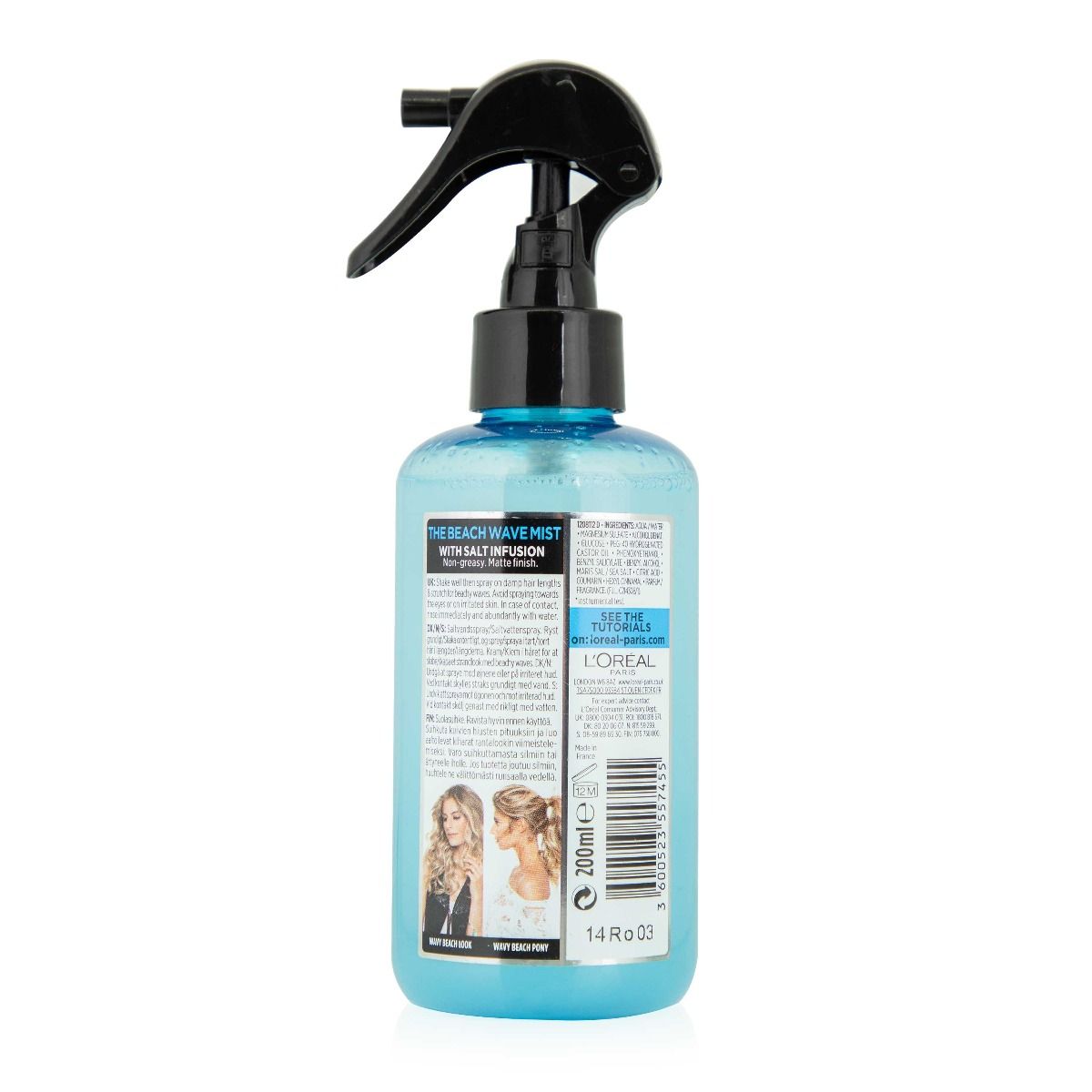 L Oreal Stylista The Beach Wave Mist Hair Styling Salt Spray 200ml Uk Direct Bd