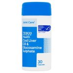 Tesco Health Cod Liver Oil & Glucosamine 30 Capsules