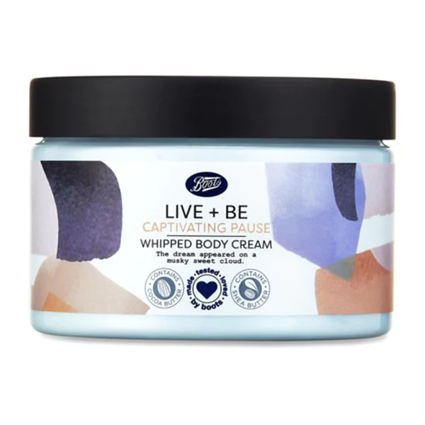 Boots Live + Be Captivating Pause Body Souffle