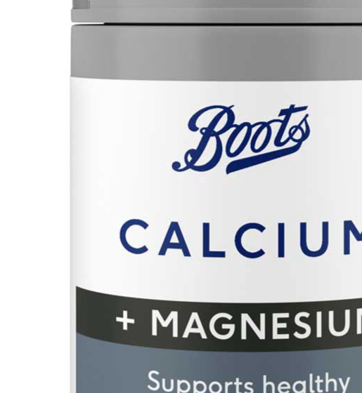 Boots Calcium + Magnesium-60 Tablets