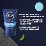 NIVEA MEN Deep Cleaning Face Wash Protect & Care 100ml - Image 2