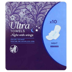 Superdrug Night Ultra Towel with Wings Duo x 10