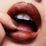 Matte Lipstick-Consensual-Deep brown w. gold undertones - Image 3