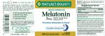 Nature's Bounty Melatonin 3mg 120 Tablets - Image 2
