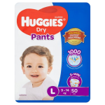 Huggies Dry Pants Diapers L 9-14kg 50pcs