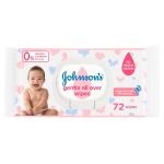 Johnson's Gentle All Over Wipes 72 Pcs