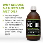 Nature's Aid 100% Pure MCT Oil 500ml - Image 2