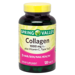 Spring Valley Collagen 1000mg Type 1 & 3 Plus Vitamin C Dietary Supplement 120 Tabs