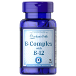 Puritan's Pride Vitamin B-Complex and Vitamin B-12 90 Tablets