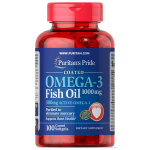 Puritan's Pride Omega-3 Fish Oil 1000mg 100 Softgels