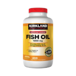 Kirkland Signature Fish Oil 1,000mg 400 Softgels