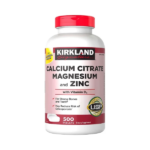 KIRKLAND Calcium Citrate with Magnesium and Zinc 500mg Vit D3 500 Tablets