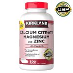KIRKLAND Calcium Citrate with Magnesium and Zinc 500mg Vit D3 500 Tablets