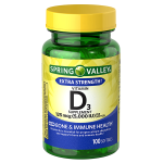 Spring Valley Vitamin D3 5,000IU 100 Softgels