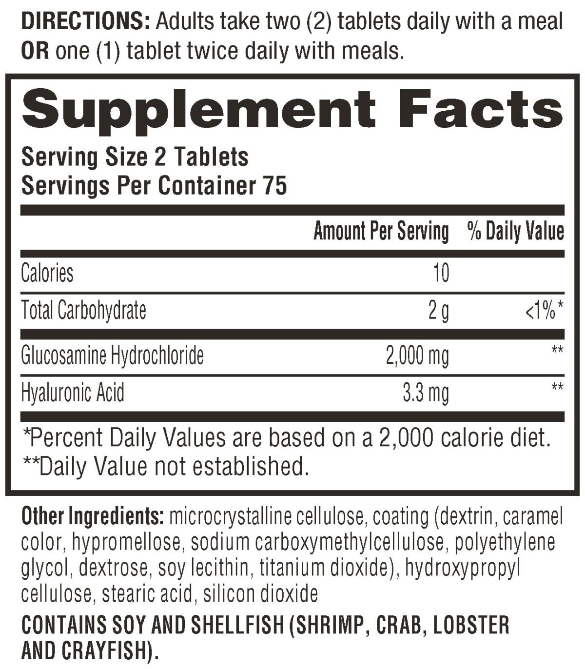 Schiff Glucosamine + Hyaluronic Acid 2000mg 150 Tablets - Image 5