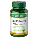 Nature's Bounty Saw Palmetto 450mg 100 Capsules